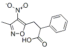 5-Isoxazolepropanoic  acid,  3-methyl-4-nitro--alpha--phenyl- 结构式