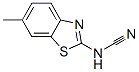 Cyanamide, (6-methyl-2-benzothiazolyl)- (9CI) Structure