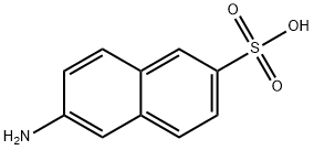 6-アミノ-2-ナフタレンスルホン酸一水和物 化学構造式