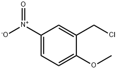 2-(CHLOROMETHYL)-1-METHOXY-4-NITROBENZENE Struktur