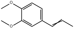4-(1-プロペニル)-1,2-ジメトキシベンゼン 化学構造式