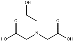 N-(2-HYDROXYETHYL)IMINODIACETIC ACID Struktur