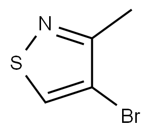 4-Bromo-3-methyl-isothiazole
 Structure