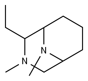 3,9-Diazabicyclo[3.3.1]nonane,2-ethyl-3,9-dimethyl-(7CI)|