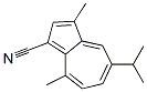 5-Isopropyl-3,8-dimethyl-1-azulenecarbonitrile 结构式