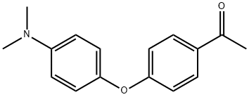 4-(4-二甲胺基苯氧基)苯乙酮 结构式