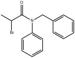 N-Benzyl-2-bromo-propionanilide Structure