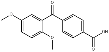 4-(2,5-DIMETHOXY-BENZOYL)-BENZOIC ACID 结构式