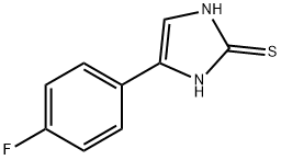 1,3-二氢-4-(4-氟苯基)-2H - 咪唑-2-硫酮, 93103-15-2, 结构式