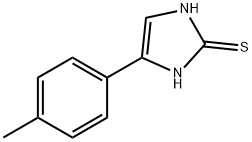 4-(4-甲基 - 苯基)-1,3-二氢咪唑-2-硫酮, 93103-19-6, 结构式
