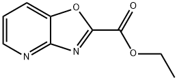 恶唑并[4,5-B]吡啶-2-甲酸乙酯 结构式