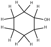 シクロヘキサノール‐D11 化学構造式
