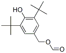 3,5-di-tert-butyl-4-hydroxybenzyl formate 结构式
