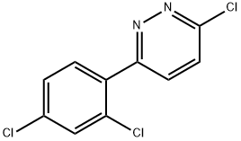 3-CHLORO-6-(2,4-DICHLOROPHENYL)-PYRIDAZINE 结构式