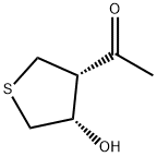 Ethanone, 1-(tetrahydro-4-hydroxy-3-thienyl)-, cis- (9CI) 结构式