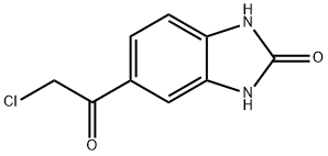 5-(chloroacetyl)-1,3-dihydro-2H-benzimidazol-2-one Struktur