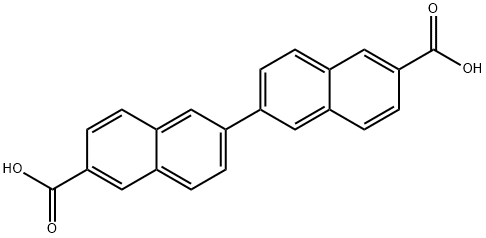 [2,2'-联萘]-6,6'-二甲酸 结构式