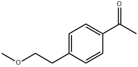 1-[4-(2-methoxyethyl)phenyl]ethan-1-one Struktur
