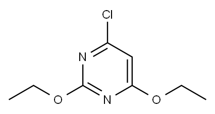 6-CHLORO-2,4-DIETHOXY-PYRIMIDINE, 93232-55-4, 结构式