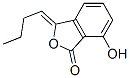 3-[(Z)-Butylidene]-7-hydroxy-1(3H)-isobenzofuranone Struktur