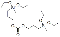 Carbonic acid bis[3-[methyldiethoxysilyl]propyl] ester Structure