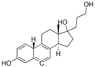 17-(3'-hydroxypropyl)-1,3,5,6,8(9)-estrapentaene-3,17-diol Structure