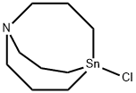 5-氯-1-氮杂-5-锡杂-二环[3.3.3]十一烷, 93253-73-7, 结构式