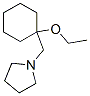 Pyrrolidine, 1-[(1-ethoxycyclohexyl)methyl]- (9CI) Struktur