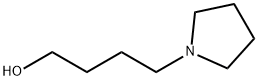 4-吡咯烷-1-基丁-1-醇, 93264-47-2, 结构式