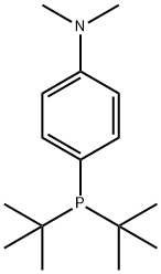Bis(di-tert-butyl)-4-dimethylaminophenylphosphine Struktur