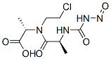 chloroethylnitrosocarbamoyl-alanyl-alanine Structure
