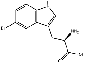 D-5-溴色氨酸, 93299-40-2, 结构式
