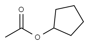cyclopentyl acetate Struktur