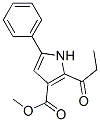 methyl 5-phenyl-2-propionyl-3-pyrrolecarboxylate 结构式