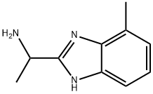 1H-BENZIMIDAZOLE-2-METHANAMINE, A,7-DIMETHYL- Structure