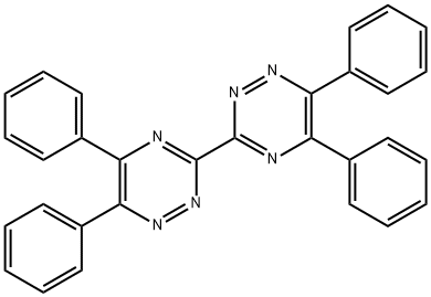3,3'-Bis(5,6-diphenyl-1,2,4-triazine) 结构式