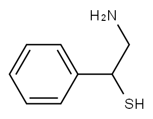 Benzenemethanethiol,  -alpha--(aminomethyl)- Struktur