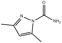 3,5-二甲基吡唑-1-羰酰胺 结构式