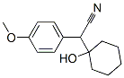 1-羟基环己基-4-甲氧基苯乙腈, 93413-76-4, 结构式