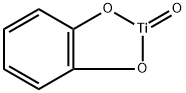 [1,2-ベンゼンジオラート(2-)-O,O']オキソチタニウム 化学構造式