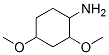 Cyclohexanamine,  2,4-dimethoxy- Structure