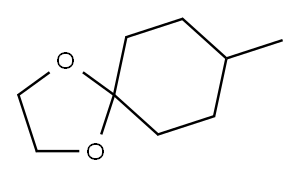 1,4-Dioxaspiro[4.5]decane,  8-methyl- Structure