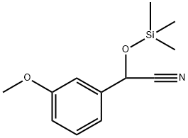 3-Methoxy-α-[(triMethylsilyl)oxy]-benzeneacetonitrile Structure