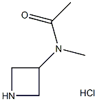 N-3-AZETIDINYL-N-METHYL-ACETAMIDE HYDROCHLORIDE Structure
