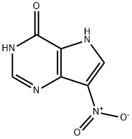 7-硝基-3H-吡咯并[3,2-D]嘧啶-4(5H)-酮 结构式