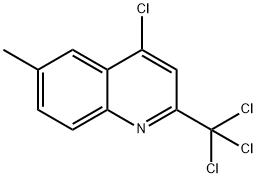 4-CHLORO-6-METHYL-2-TRICHLOROMETHYL-QUINOLINE Struktur