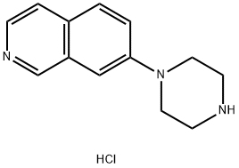 7-(1-哌嗪基)异喹啉盐酸盐, 936643-78-6, 结构式