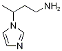 3-(1H-イミダゾール-1-イル)-1-ブタンアミン 化学構造式
