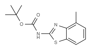 Carbamic  acid,  N-(4-methyl-2-benzothiazolyl)-,  1,1-dimethylethyl  ester|