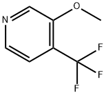 3-メトキシ-4-(トリフルオロメチル)ピリジン 化学構造式